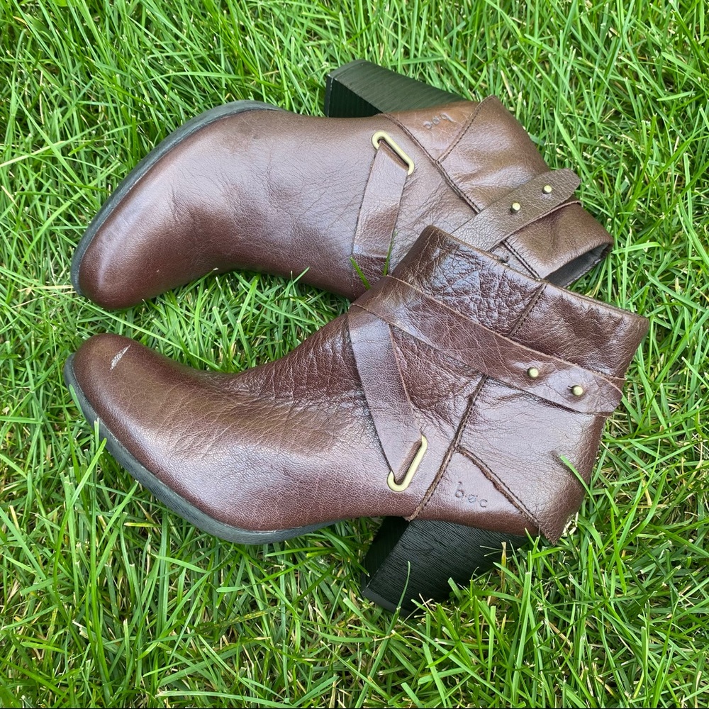 Boc Leather brown booties
